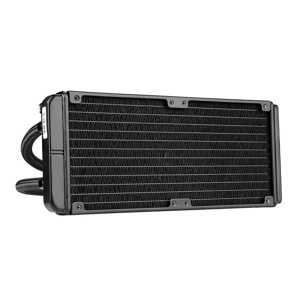 Water Cooler Rise Mode Aura Ice Black, ARGB, 240mm, AMD/Intel, Preto - RM-WAIB-05-ARGB Water Cooler Rise Mode Aura Ice Black, ARGB, 240mm, AMD/Intel, Preto - RM-WAIB-05-ARGB