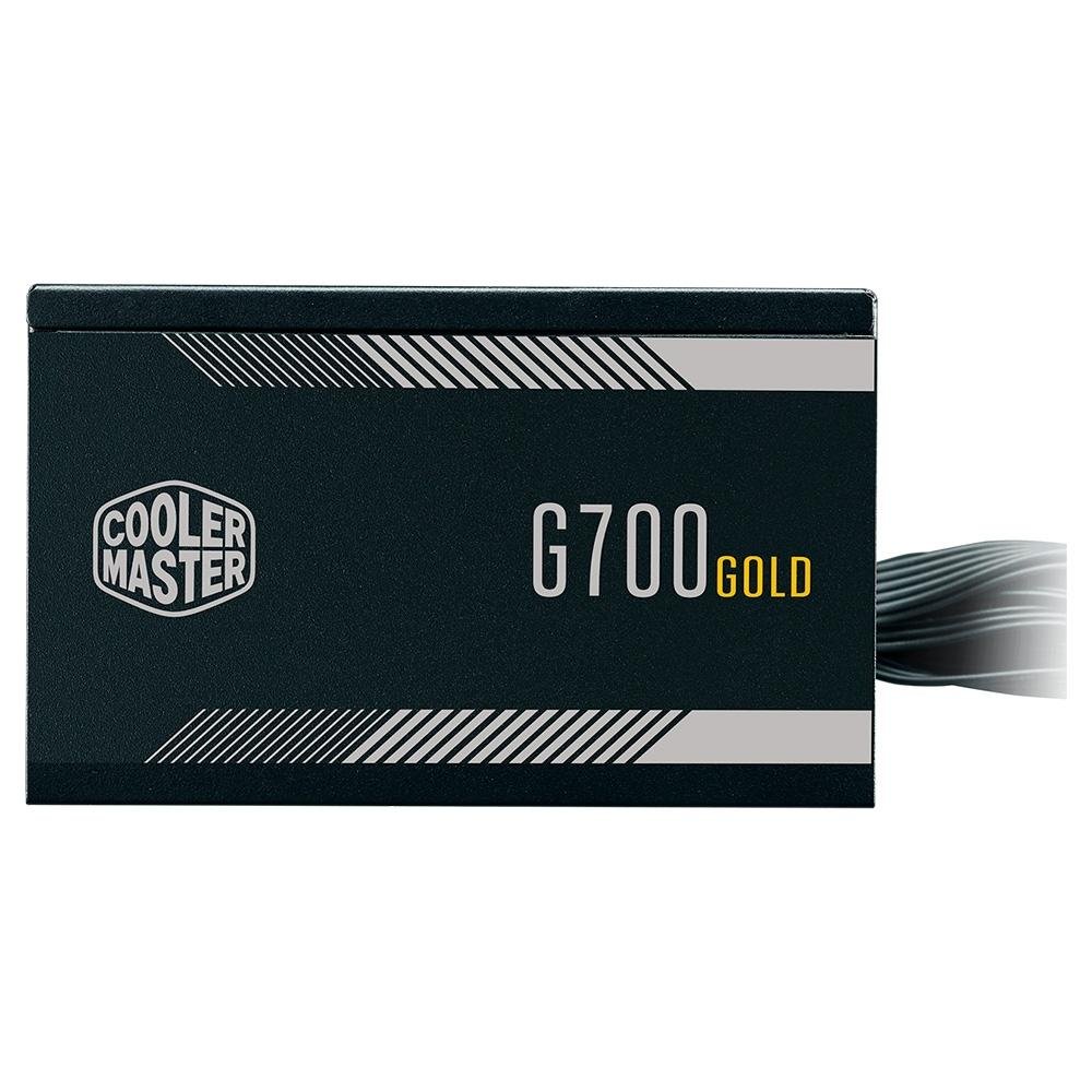 Fonte Cooler Master G700, 700W, 80 Plus Gold, PFC Ativo, com cabo, Preto - MPW-7001-ACAAG-BR Fonte Cooler Master G700, 700W, 80 Plus Gold, PFC Ativo, com cabo, Preto - MPW-7001-ACAAG-BR