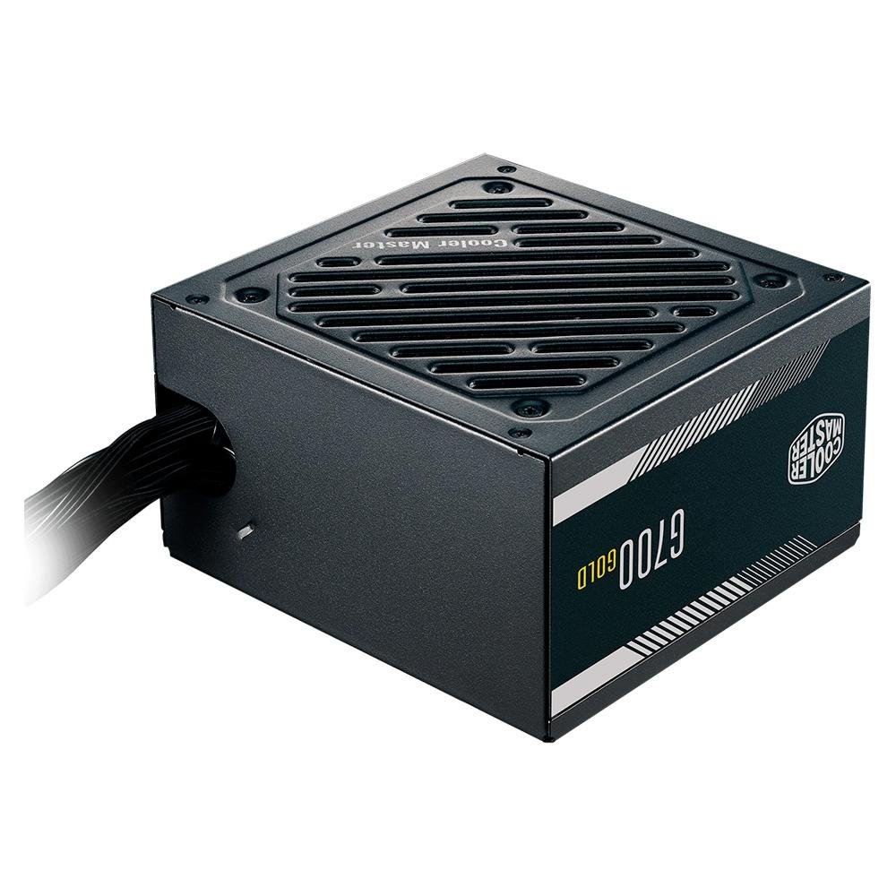 Fonte Cooler Master G700, 700W, 80 Plus Gold, PFC Ativo, com cabo, Preto - MPW-7001-ACAAG-BR Fonte Cooler Master G700, 700W, 80 Plus Gold, PFC Ativo, com cabo, Preto - MPW-7001-ACAAG-BR