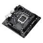 Placa-Mãe ASRock H610M-HVS Intel, M-ATX, DDR4, Socket LGA 1700, HDMI, VGA, Preto