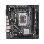 Placa-Mãe ASRock H610M-HVS Intel, M-ATX, DDR4, Socket LGA 1700, HDMI, VGA, Preto