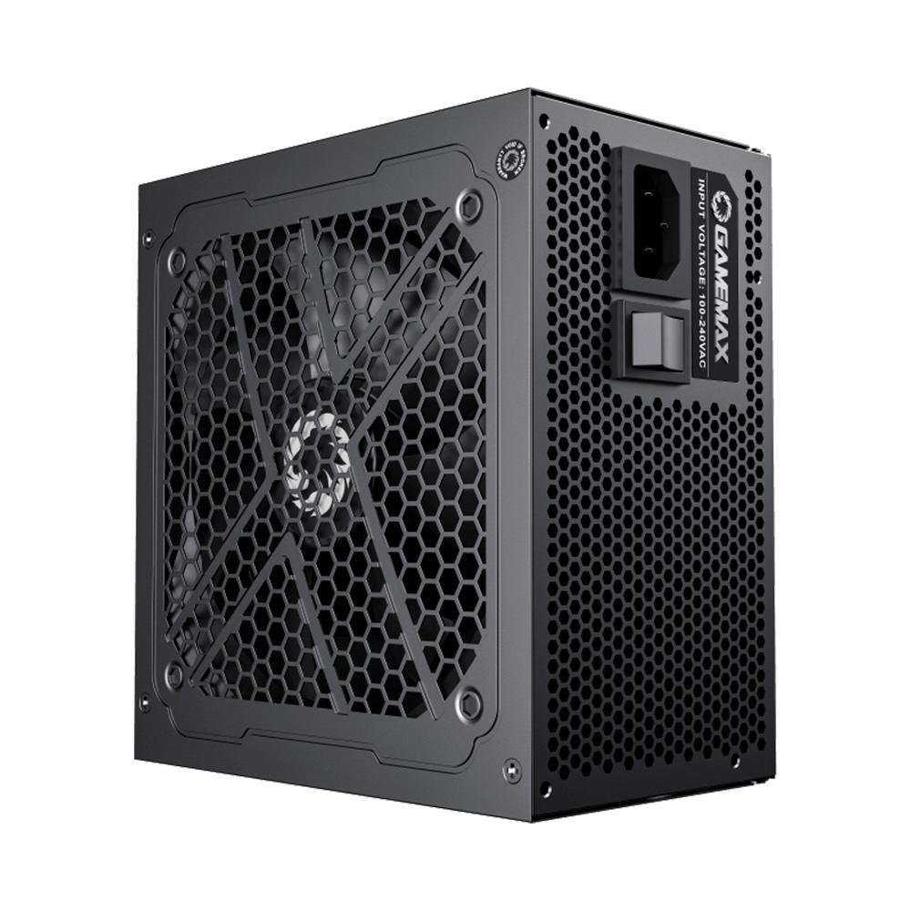 Fonte Gamemax GX650, 650W, 80 Plus Gold, Modular, PFC Ativo, Com Cabo, Preto - GX650MBKV1S7710BR Fonte Gamemax GX650, 650W, 80 Plus Gold, Modular, PFC Ativo, Com Cabo, Preto - GX650MBKV1S7710BR