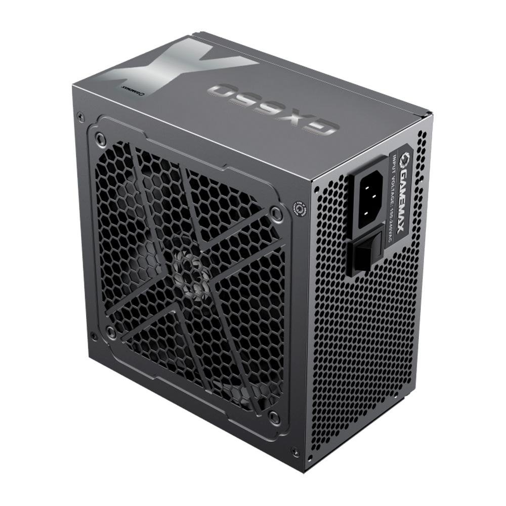 Fonte Gamemax GX650, 650W, 80 Plus Gold, Modular, PFC Ativo, Com Cabo, Preto - GX650MBKV1S7710BR Fonte Gamemax GX650, 650W, 80 Plus Gold, Modular, PFC Ativo, Com Cabo, Preto - GX650MBKV1S7710BR