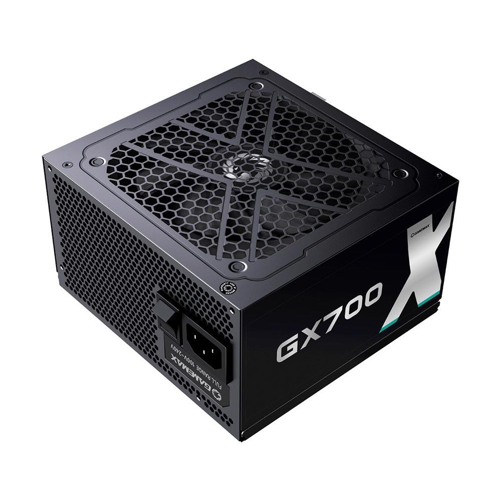 Imagem 2 de 9 do produto Fonte Gamemax GX700, 700W, 80 Plus Gold, PFC Ativo, Com Cabo, Preto - GX700WBKPSS7710BR