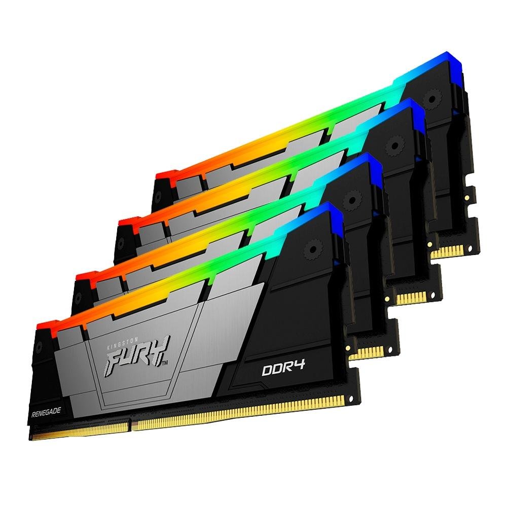 Memória Kingston Fury Renegade RGB(4x8GB) | KaBuM!