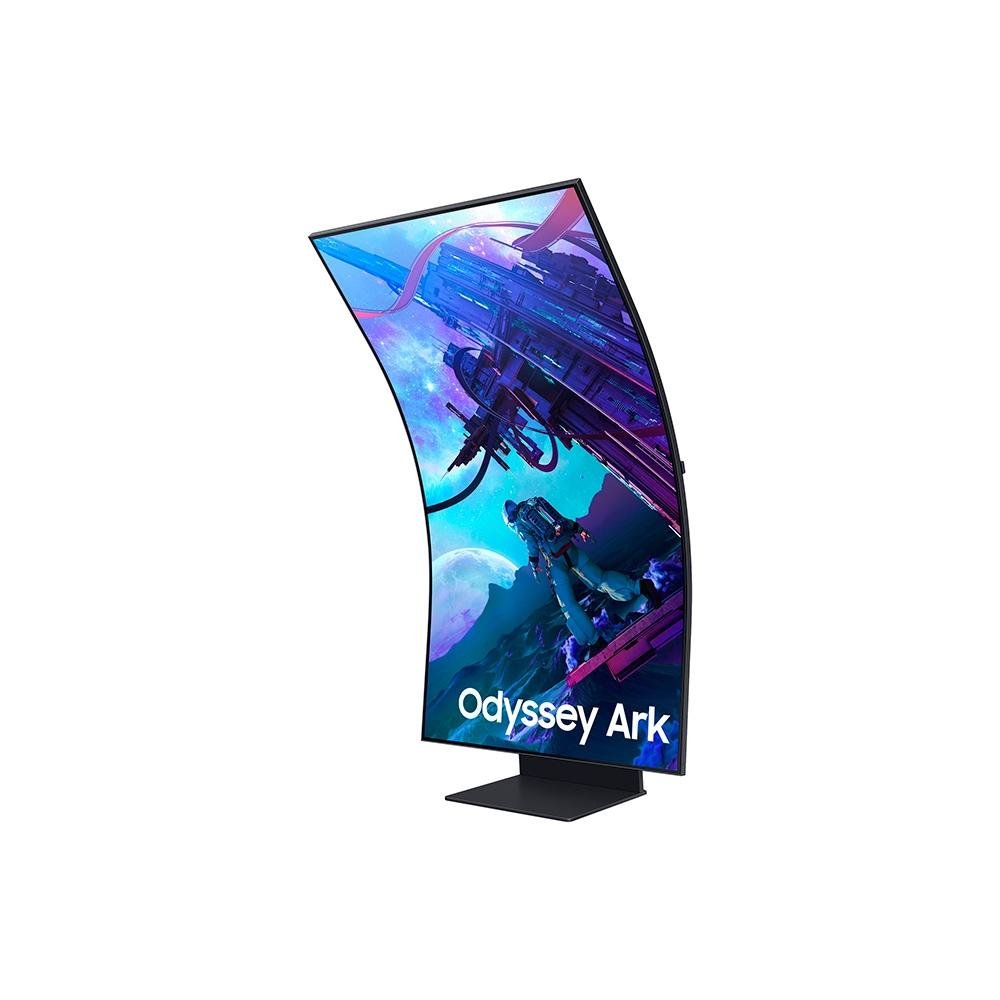 Monitor Gamer Curvo Samsung Odyssey Ark 55", 4K, 165Hz, 1ms, Gen 2, FreeSync Premium Pro, USB-C, Altura Ajustável, Som Integrado - LS55CG97WNLXZD Monitor Gamer Curvo Samsung Odyssey Ark 55", 4K, 165Hz, 1ms, Gen 2, FreeSync Premium Pro, USB-C, Altura Ajustável, Som Integrado - LS55CG97WNLXZD