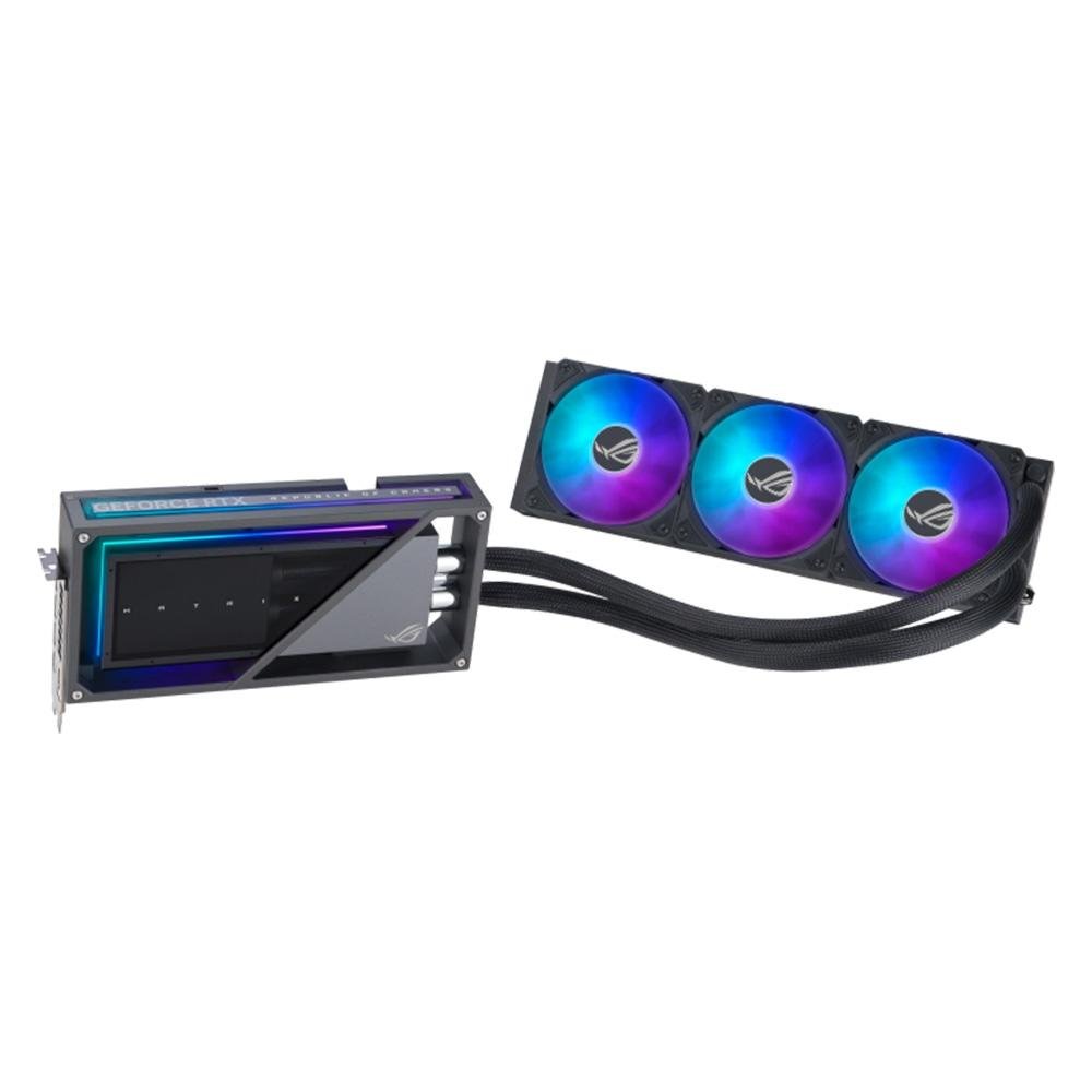 Placa de Vídeo RTX4090 P24G Gaming Rog Matrix ASUS NVIDIA GeForce, 24GB GDDR6X, DLSS, Ray Trancing - 90YV0ID7-M0NM00 Placa de Vídeo RTX4090 P24G Gaming Rog Matrix ASUS NVIDIA GeForce, 24GB GDDR6X, DLSS, Ray Trancing - 90YV0ID7-M0NM00