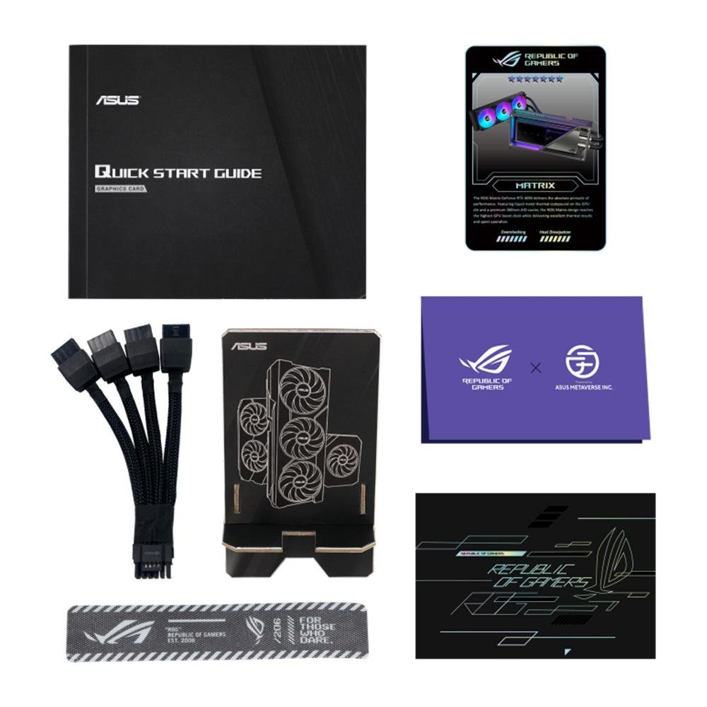 Imagem 10 de 11 do produto Placa de Vídeo RTX4090 P24G Gaming Rog Matrix ASUS NVIDIA GeForce, 24GB GDDR6X,  DLSS, Ray Trancing - 90YV0ID7-M0NM00
