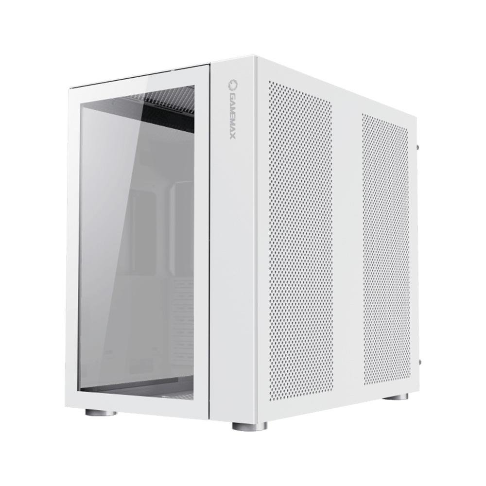 Gabinete Gamer Gamemax Diamond 361-W, Mid Tower, ARGB, ATX, Lateral em  Vidro Temperado, 1x Cooler Fan RGB, Branco - 361-W - Faz a Boa!