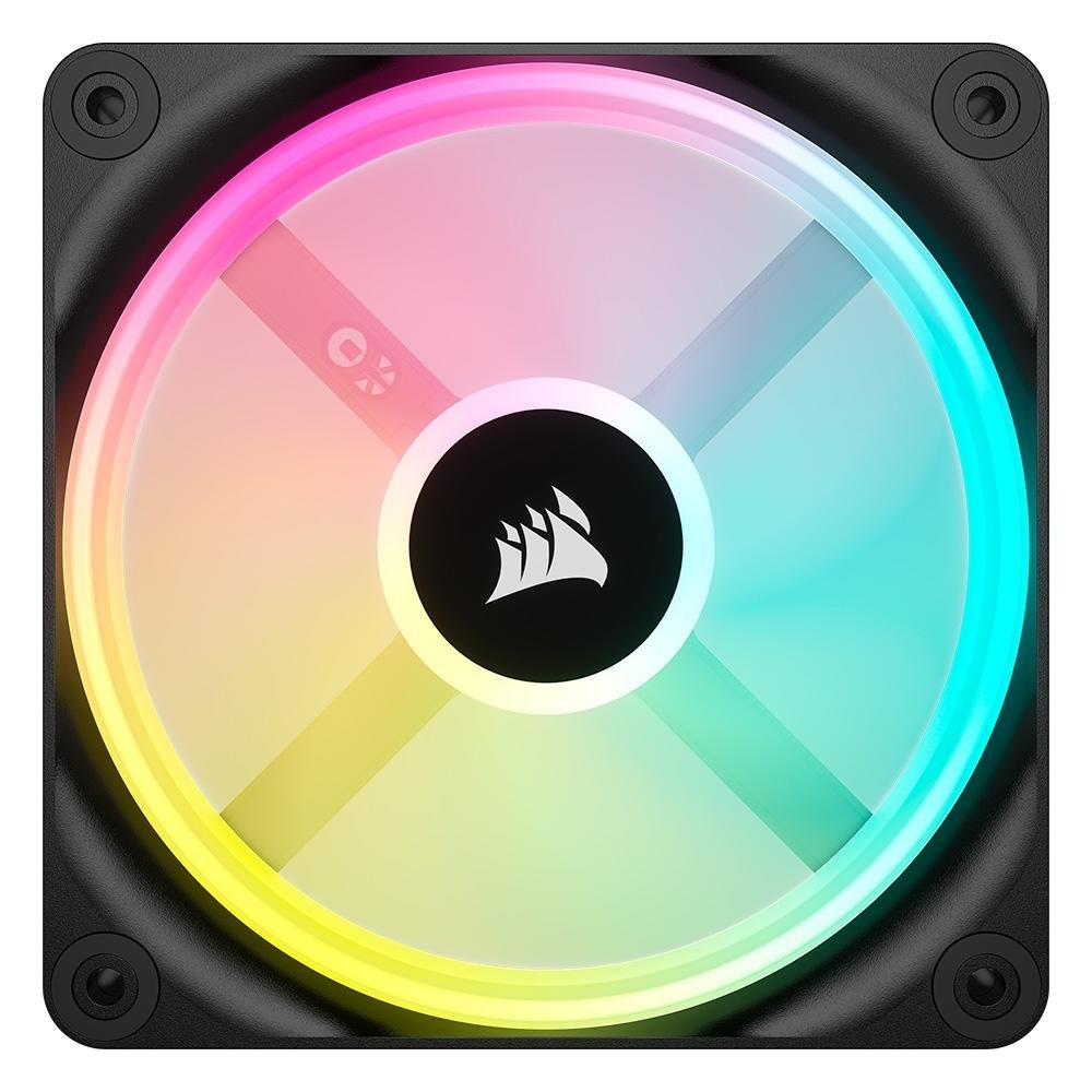 Imagem 2 de 14 do produto Ventoinha Corsair iCUE Link QX120, 120mm, RGB, Preto - CO-9051001-WW