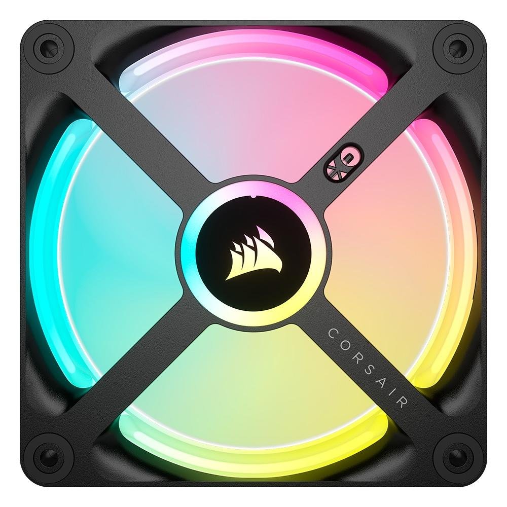 Imagem 3 de 14 do produto Ventoinha Corsair iCUE Link QX120, 120mm, RGB, Preto - CO-9051001-WW