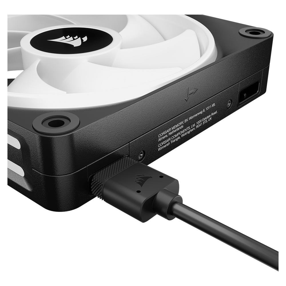 Imagem 13 de 14 do produto Ventoinha Corsair iCUE Link QX120, 120mm, RGB, Preto - CO-9051001-WW