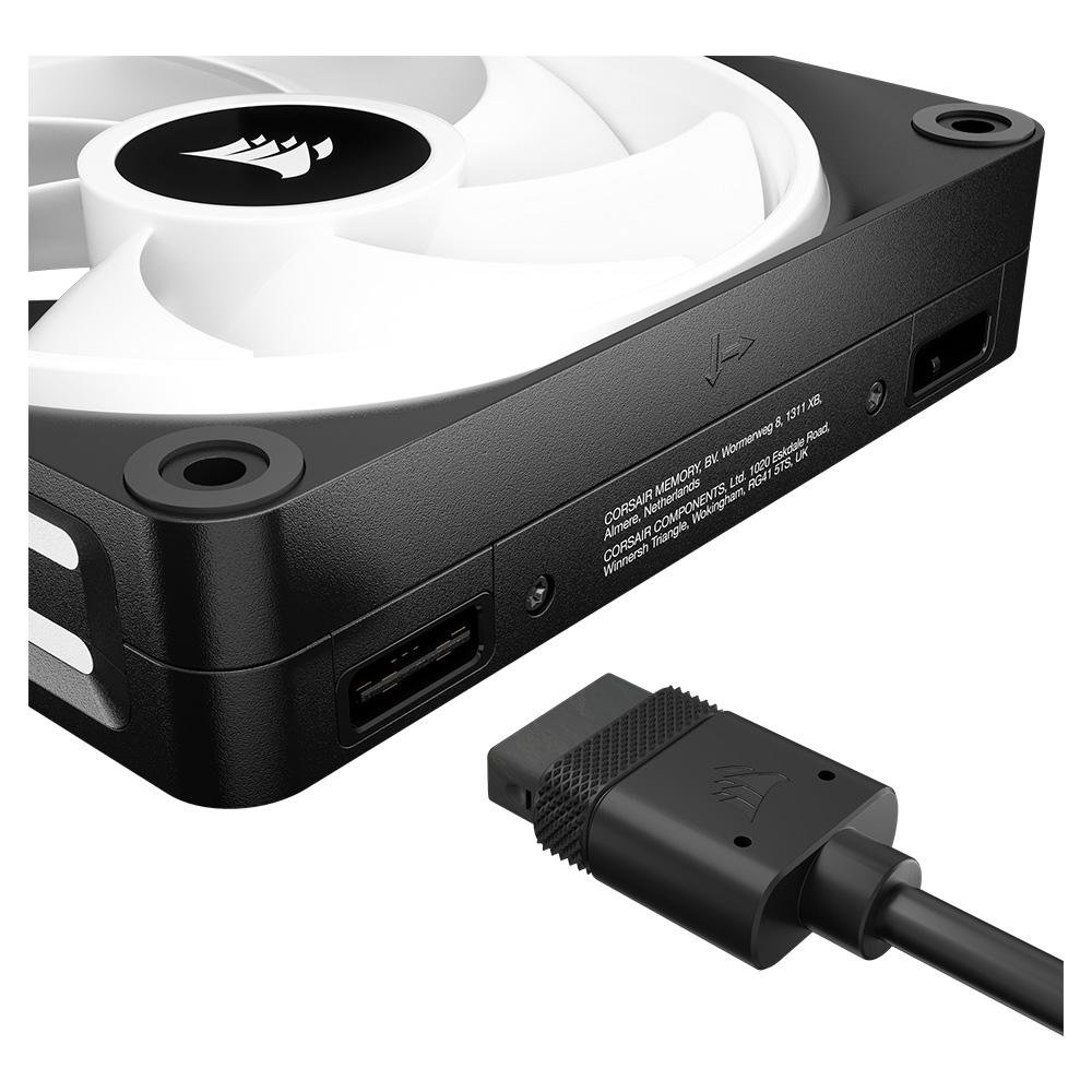 Imagem 14 de 14 do produto Ventoinha Corsair iCUE Link QX120, 120mm, RGB, Preto - CO-9051001-WW