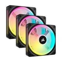 Kit com  3 Ventoinhas Corsair iCUE LINK QX120, 120mm, RGB, Preto - CO-9051002-WW 2