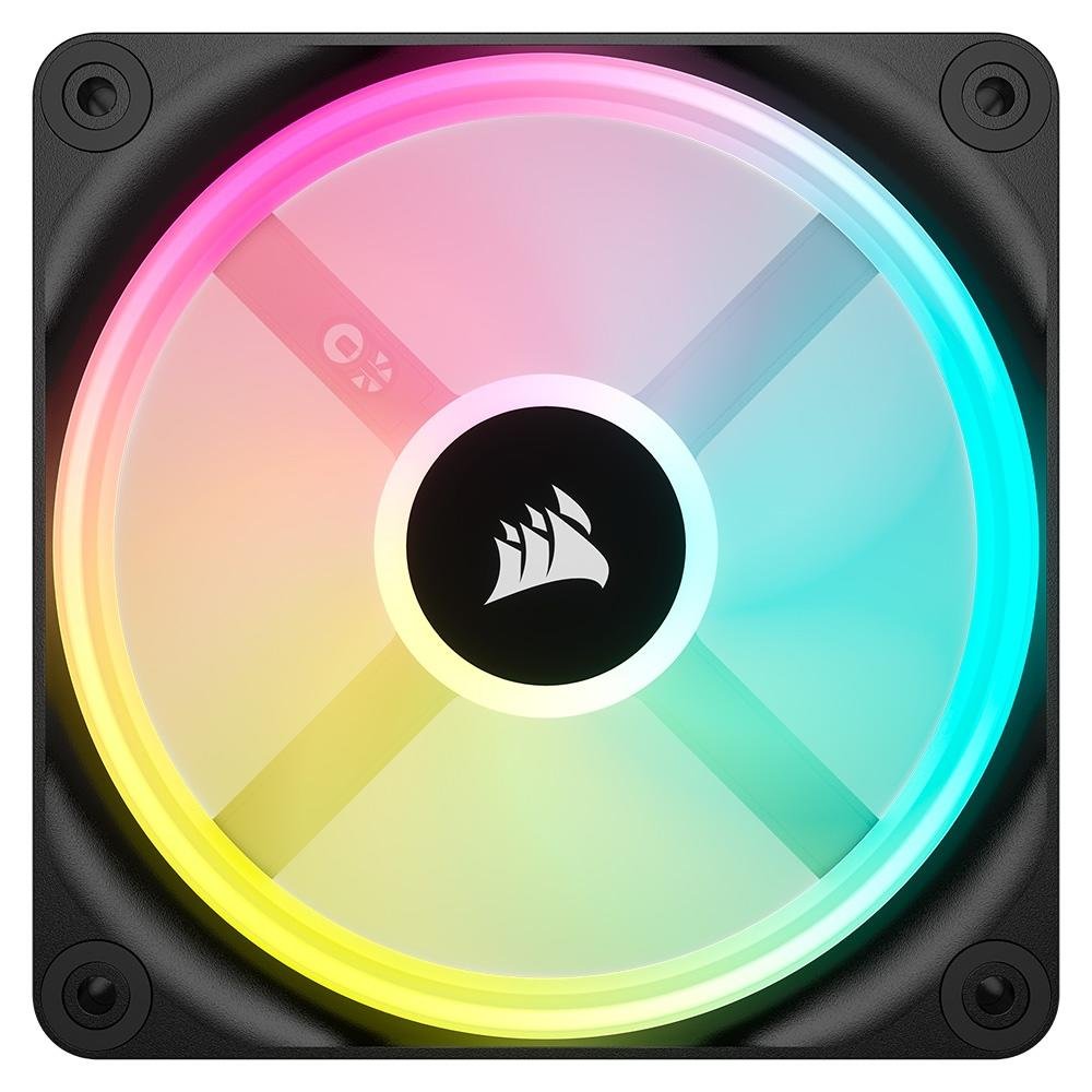 Kit com 3 Ventoinhas Corsair iCUE LINK QX120, 120mm, RGB, Preto - CO-9051002-WW - view 4