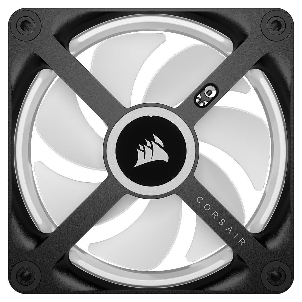 Kit com 3 Ventoinhas Corsair iCUE LINK QX120, 120mm, RGB, Preto - CO-9051002-WW - view 7