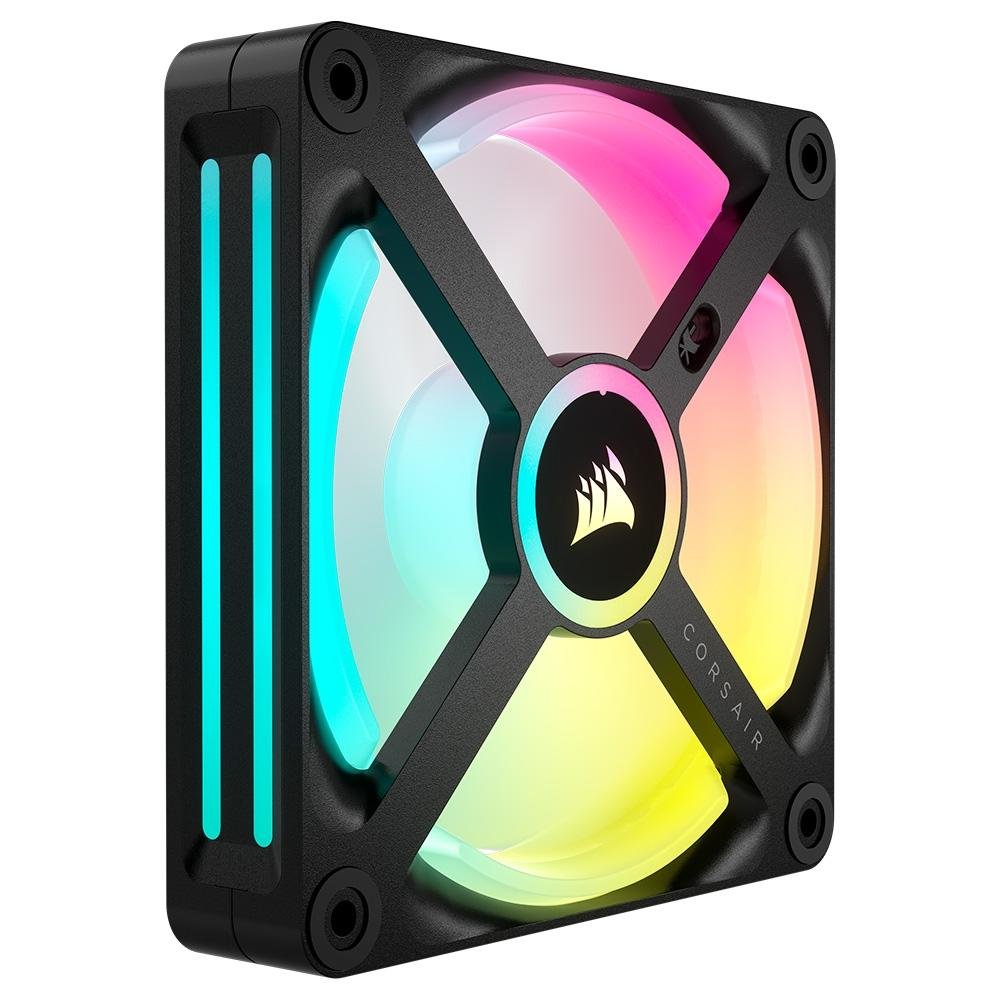 Kit com 3 Ventoinhas Corsair iCUE LINK QX120, 120mm, RGB, Preto - CO-9051002-WW - view 10