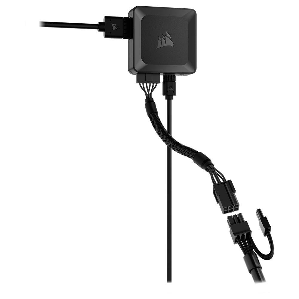 Kit com 3 Ventoinhas Corsair iCUE LINK QX120, 120mm, RGB, Preto - CO-9051002-WW - view 14