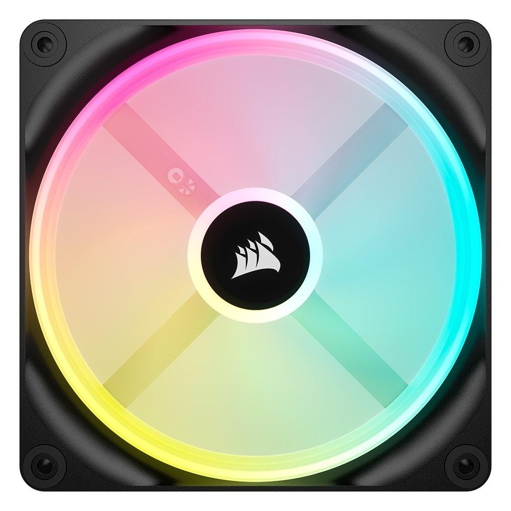Ventoinha Corsair iCUE LINK QX140, 140mm, RGB, Preto - CO-9051003-WW - view 2