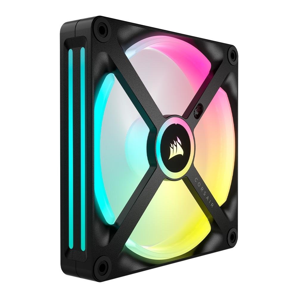 Imagem 5 de 16 do produto Kit Com 2 Ventoinhas Corsair iCUE LINK QX140, 140mm, RGB, Preto - CO-9051004-WW