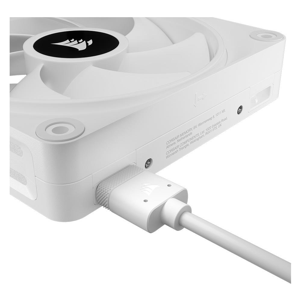 Imagem 13 de 14 do produto Ventoinha Corsair iCUE LINK QX120, 120mm, RGB, Branco -  CO-9051005-WW