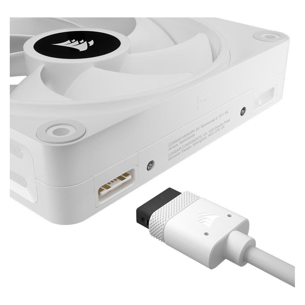 Imagem 14 de 14 do produto Ventoinha Corsair iCUE LINK QX120, 120mm, RGB, Branco -  CO-9051005-WW
