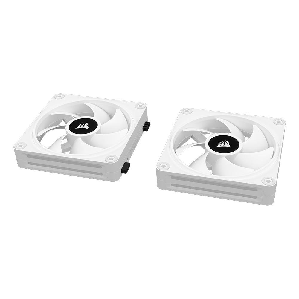 Imagem 14 de 16 do produto Kit Com 3 Ventoinhas Corsair iCUE LINK QX120, 120mm, RGB, Branco - CO-9051006-WW