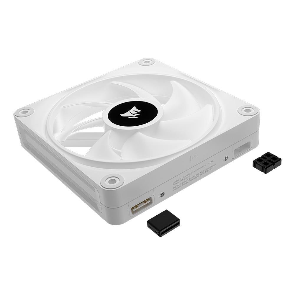 Imagem 15 de 16 do produto Kit Com 3 Ventoinhas Corsair iCUE LINK QX120, 120mm, RGB, Branco - CO-9051006-WW