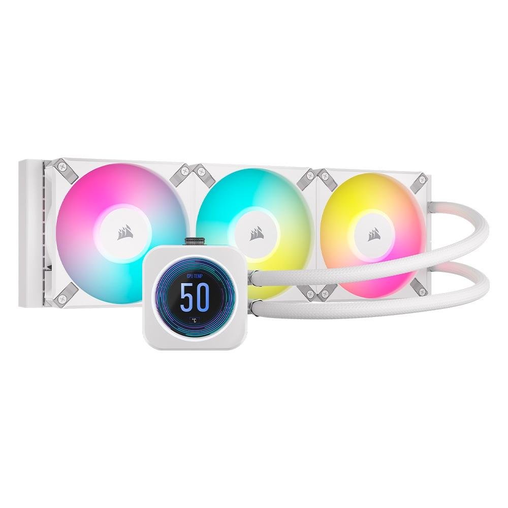 iCUE H150i ELITE LCD XT 360mm CPUクーラー iCUE H150i ELITE LCD XT Display Liquid CPU Cooler