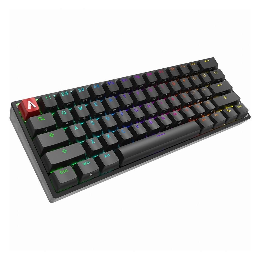 Teclado Mecânico Gamer AOC AGK600, RGB, Cherry MX Switch Red, Layout 60%, US, - AGK600BR/FG