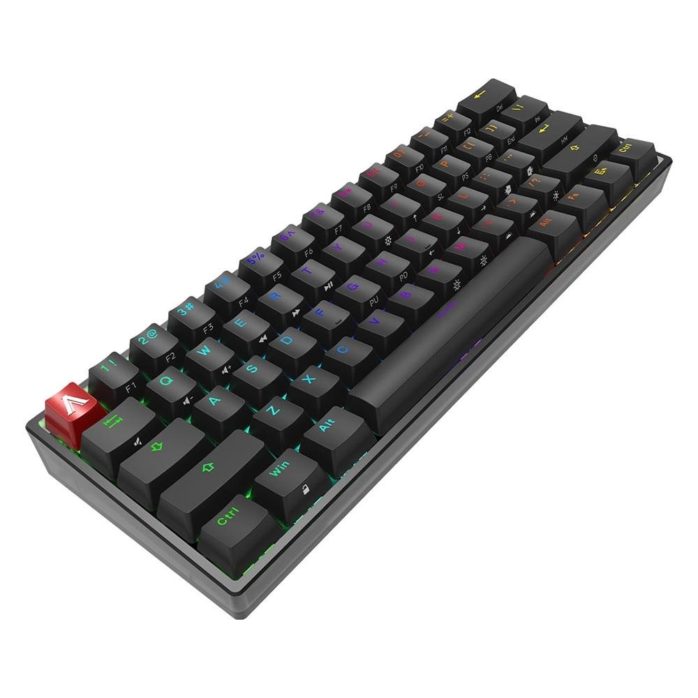 Teclado Mecânico Gamer AOC AGK600, RGB, Cherry MX Switch Red, Layout 60%, US, - AGK600BR/FG