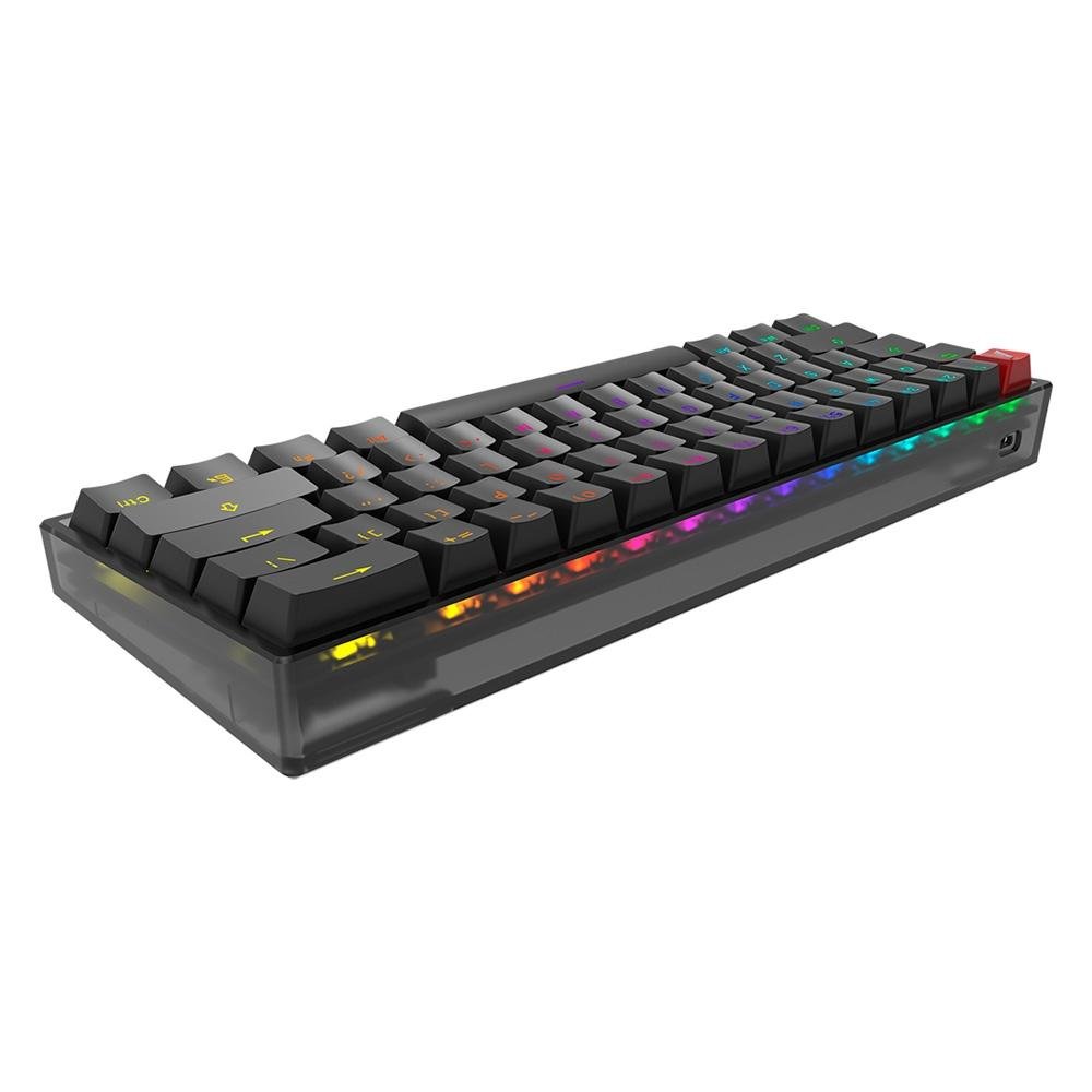 Teclado Mecânico Gamer AOC AGK600, RGB, Cherry MX Switch Red, Layout 60%, US, - AGK600BR/FG