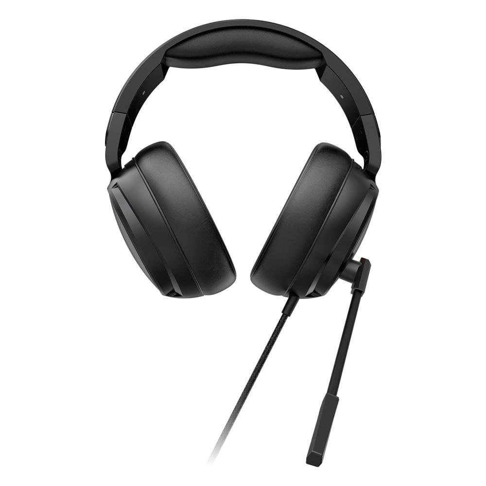Headset Gamer AOC GH100, LED Vermelho, Drivers 50mm, P2, PC, PS4, PS5, Xbox One, Series, Switch, Mobile, Preto - GH100B