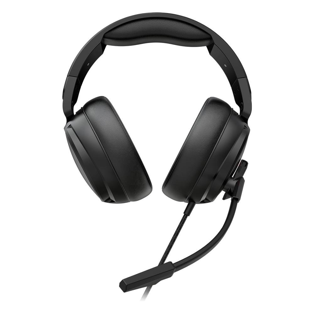 Headset Gamer AOC GH100, LED Vermelho, Drivers 50mm, P2, PC, PS4, PS5, Xbox One, Series, Switch, Mobile, Preto - GH100B