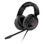 Headset Gamer AOC GH100, LED Vermelho, Drivers 50mm, P2, PC, PS4, PS5, Xbox One, Series, Switch, Mobile, Preto - GH100B