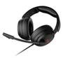 Headset Gamer AOC GH100, LED Vermelho, Drivers 50mm, P2, PC, PS4, PS5, Xbox One, Series, Switch, Mobile, Preto - GH100B