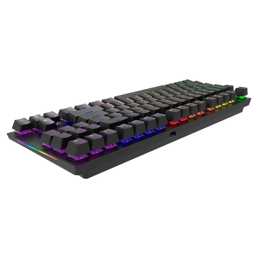 Imagem 7 de 11 do produto Teclado Mecânico Gamer AOC GK450, LED Rainbow, switch Red, N-Key Rollover e 100% Anti-Ghosting, US - GK450BR/FG