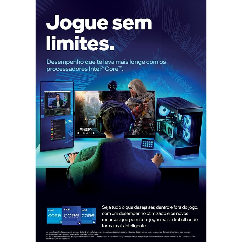 Processador Intel Core i7-14700K, 14ª Geração, 5.6 GHz Max Turbo, Cache 33MB, 20 Núcleos, 28 Threads, LGA1700 - BX8071514700K - view 2
