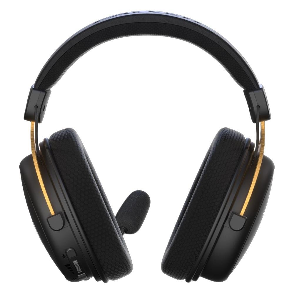 Headset Gamer Sem Fio Fallen Pantera, Drivers 53mm, Bluetooth, Wireless, PC, PS4, PS5, Switch, Mobile, Preto - HE-FA-PA-WL-PR