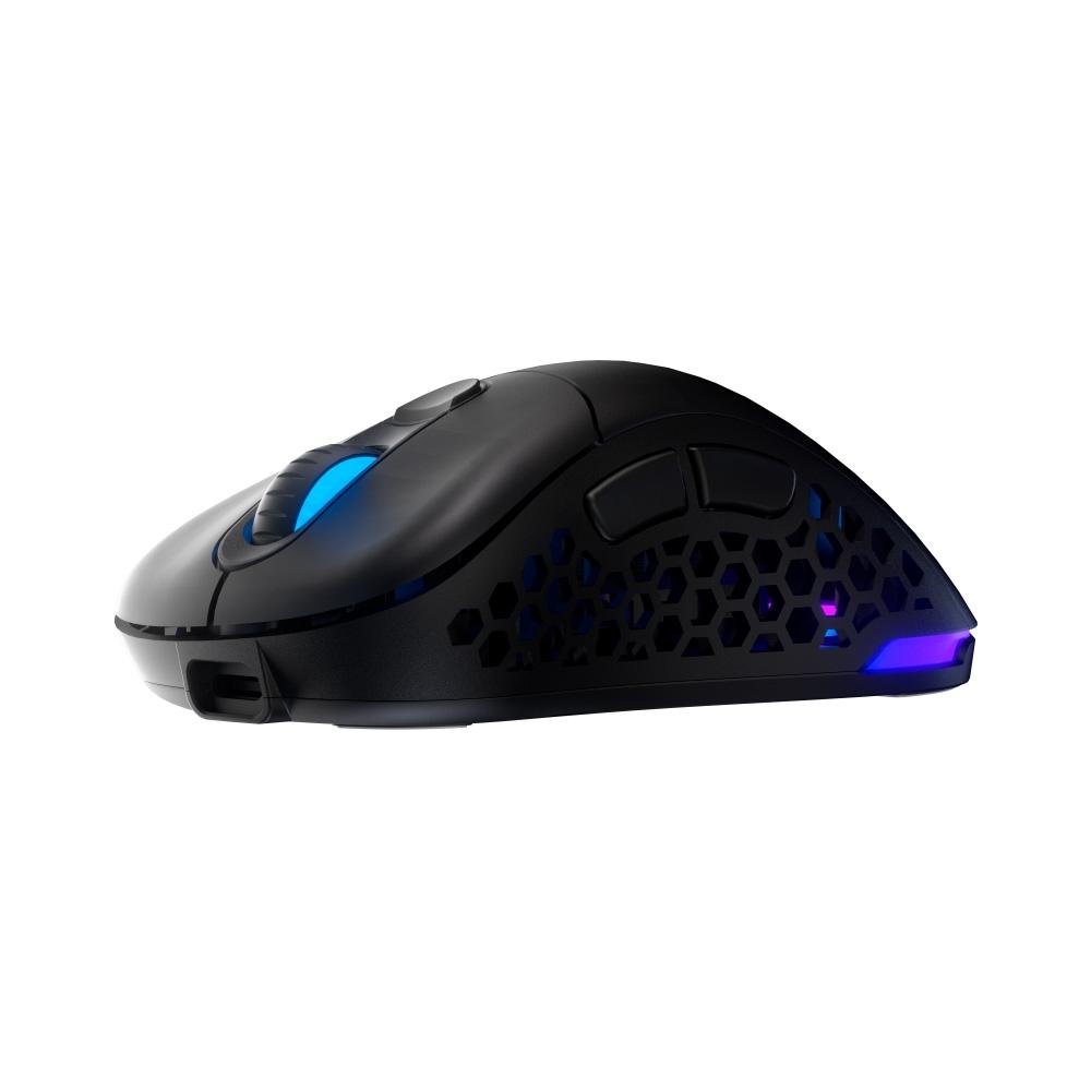 Imagem 2 de 7 do produto Mouse Gamer Sem Fio Fallen Morcego RGB, 6400 DPI, 6 Botões, Wireless, Preto - MO-FN-MO-WL-PT