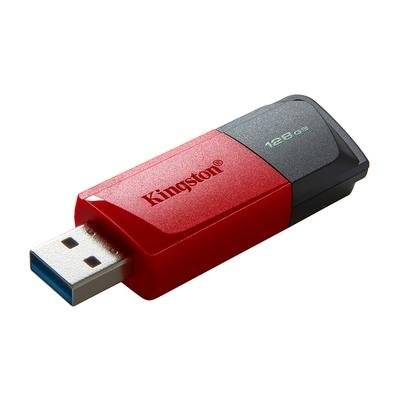 Pen Drive 128GB Kingston Data Traveler Exodia M, USB 3.2, Preto e Vermelho - DTXM/128GB