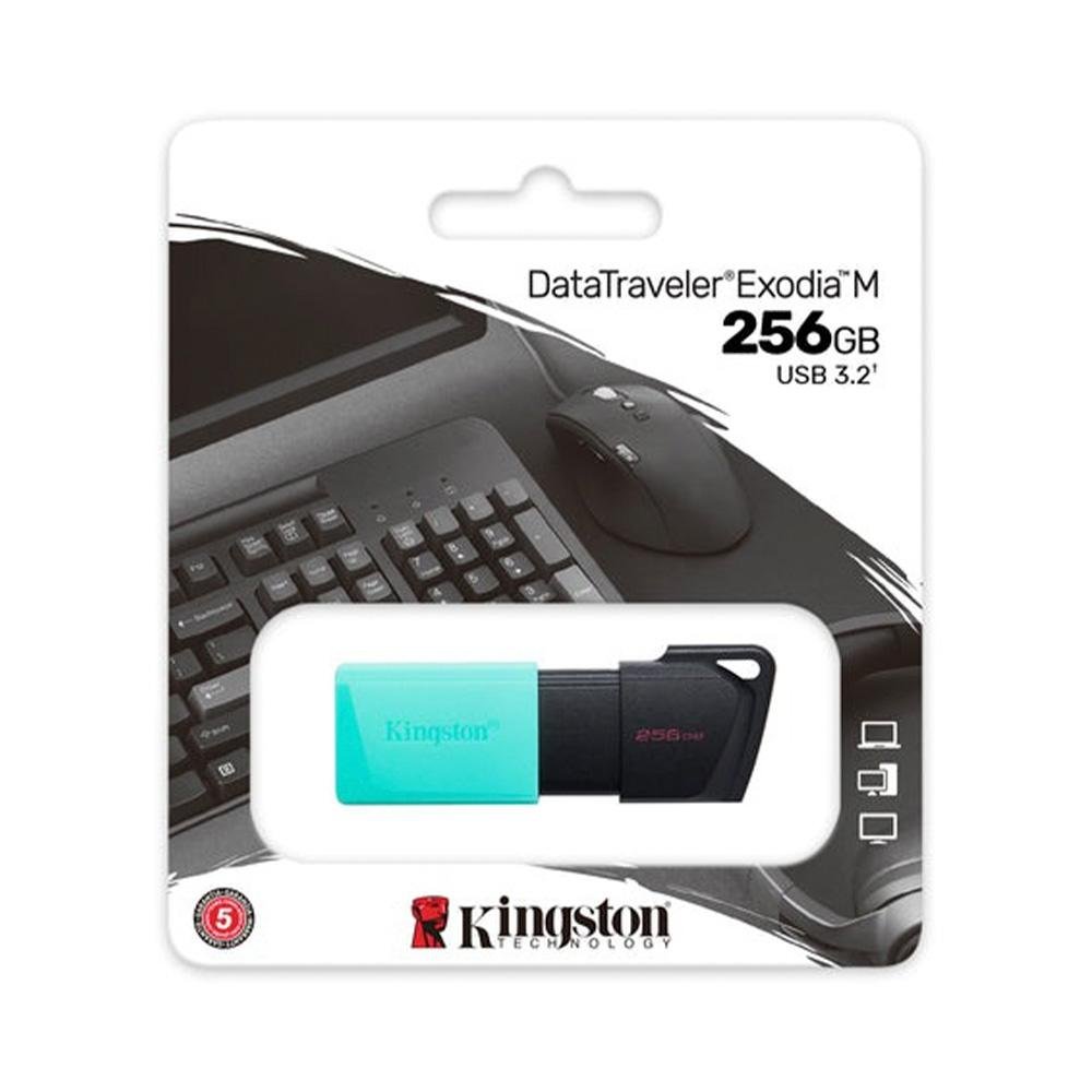 Pen Drive 256GB ( Balão.info) Data Traveler Exodia M, USB 3.2, Preto e Azul - DTXM/256GB - foto 6
