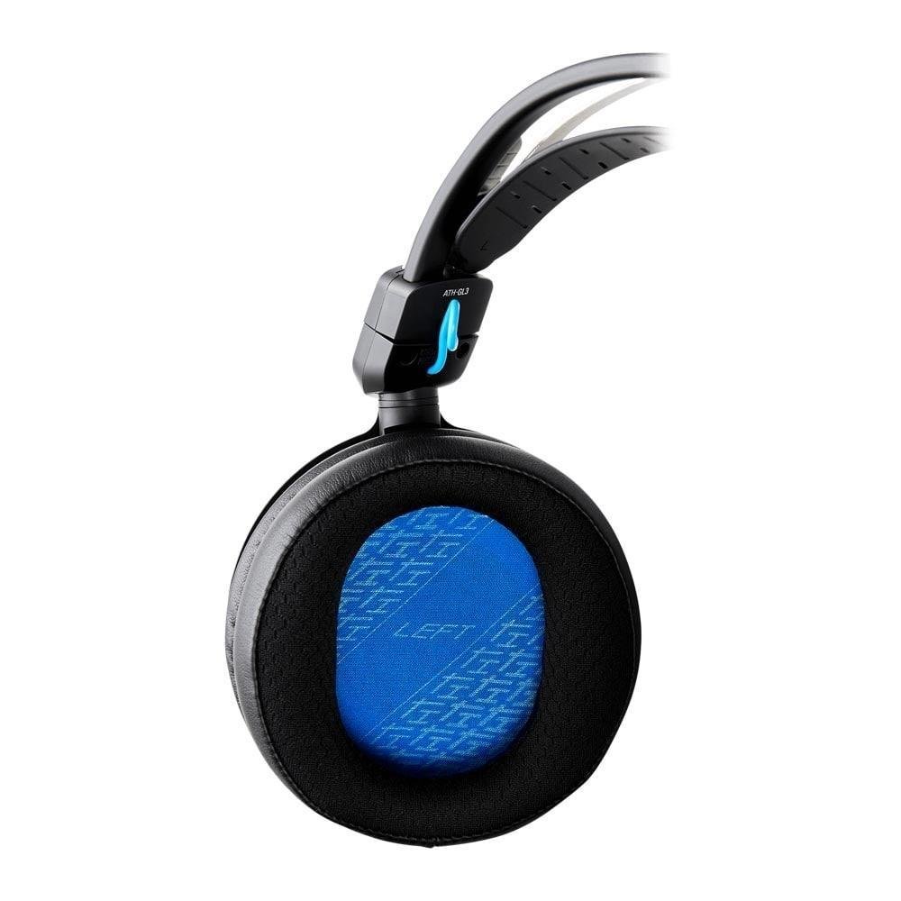 Imagem 4 de 6 do produto Headset Gamer Audio-Technica, Drivers 45mm, Alta Fidelidade Fechado, Preto - ATH-GL3BK