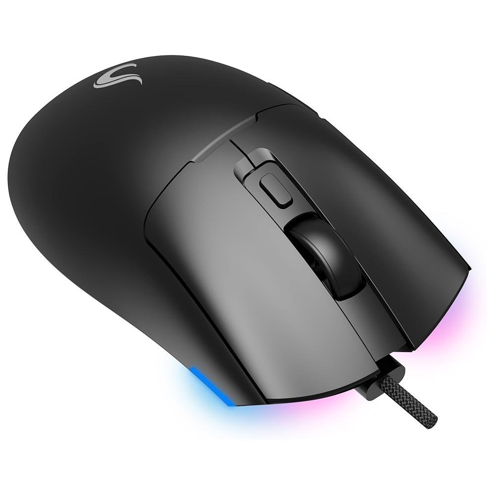 Mouse Gamer ( Balão.info) G1 Pro Black RGB, ( Balão.info) DPI, 8 Botões, Preto - RM-MG-01-FB - foto 3