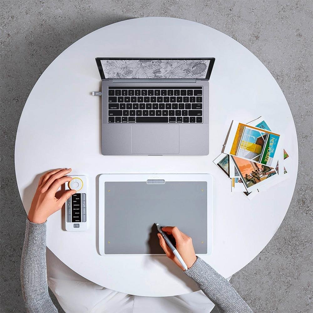 "Mesa Digitalizadora Xencelabs Bundle Pen Table Medio SE, Com Caneta, 5.8"", Branco - BPH1212W( Balão.info" - foto 3
