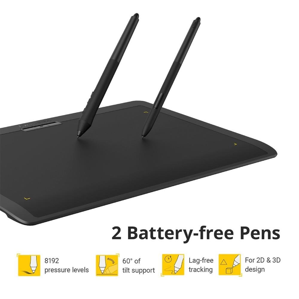 "Mesa Digitalizadora Xencelabs Bundle Pen Tablet Medio, Com Caneta, Tela 3"", Preto - BPH1212W( Balão.info" - foto 5