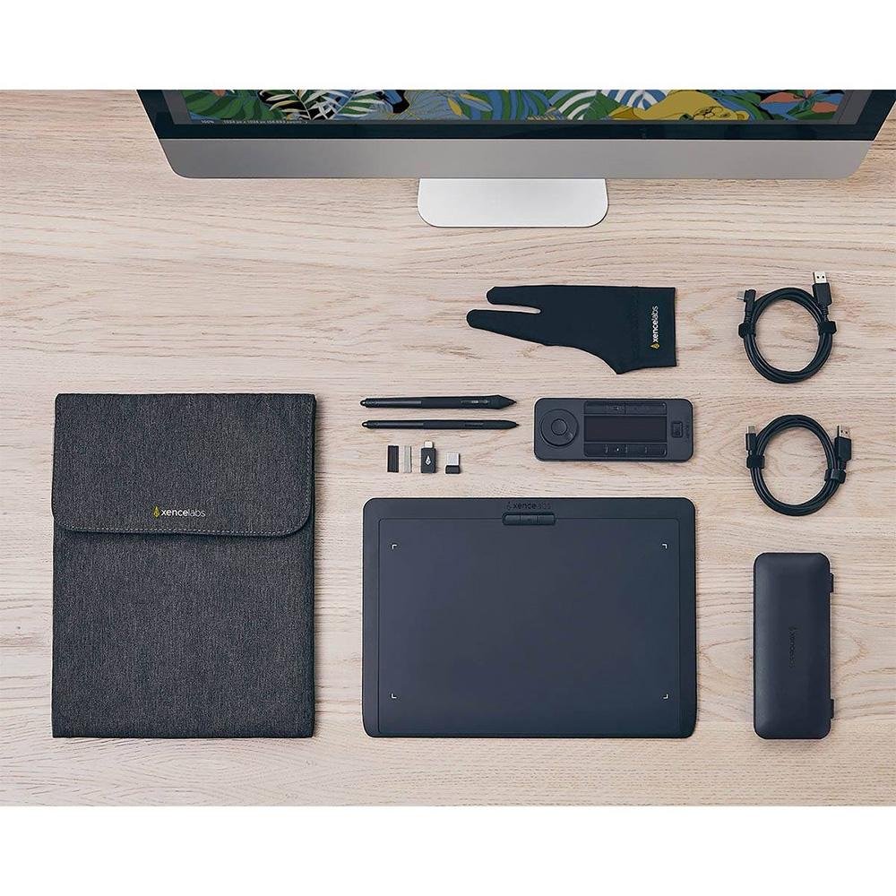 "Mesa Digitalizadora Xencelabs Bundle Pen Tablet Medio, Com Caneta, Tela 3"", Preto - BPH1212W( Balão.info" - foto 7