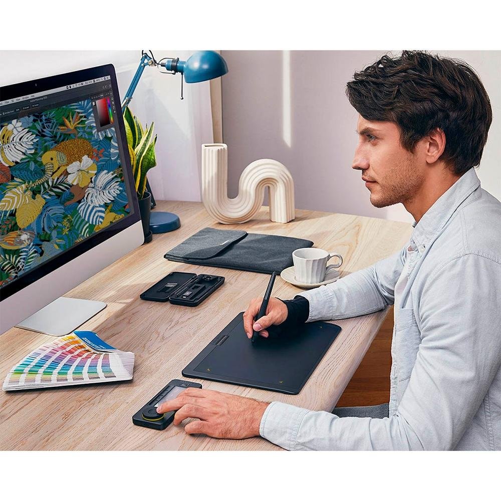 "Mesa Digitalizadora Xencelabs Pen Tablet Medio, Com Caneta, Tela 5.8"", Preto - ( Balão.info" - foto 6