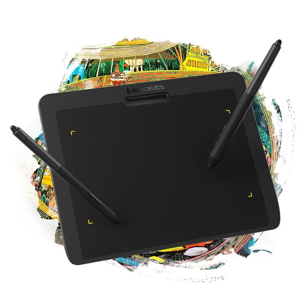 Mesa Digitalizadora Xencelabs Pen Table Pequeno, Com Caneta, Tela 3, Preto - BPH0812W-A