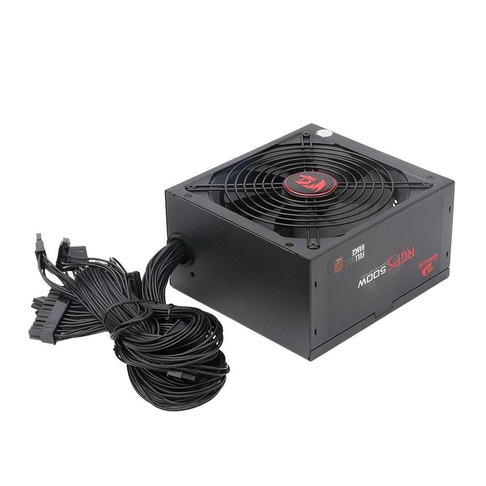 Imagem 6 de 7 do produto Fonte Redragon RGPS, 500W, 80 Plus Bronze, Sem Cabo, Preto - GC-PS001-1